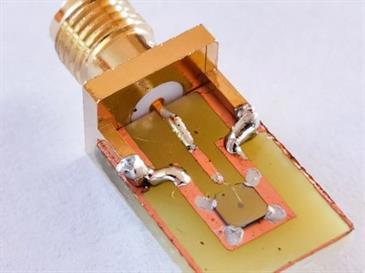 Prototype diamond microdosimeter