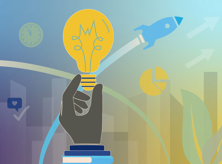Learn Entrepreneurship Illustration