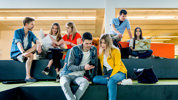 Gebouw D Agora Gang Studieplaatsen HR 04