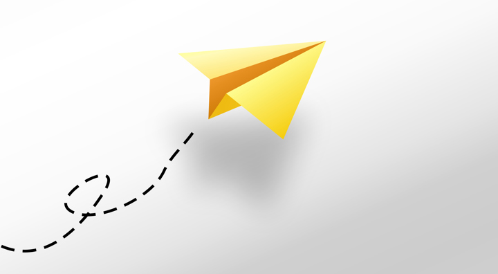 Vecteezy White Paper Plane In One Direction And One Red Paper Plane 10112901