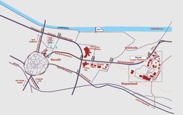 liggingsplan campus Hasselt en campus Diepenbeek